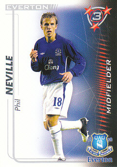 Phil Neville Everton 2005/06 Shoot Out #140